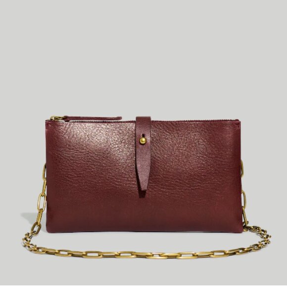 Madewell The Transport Accordion Crossbody in Dark Cabernet - Picture 1 of 8